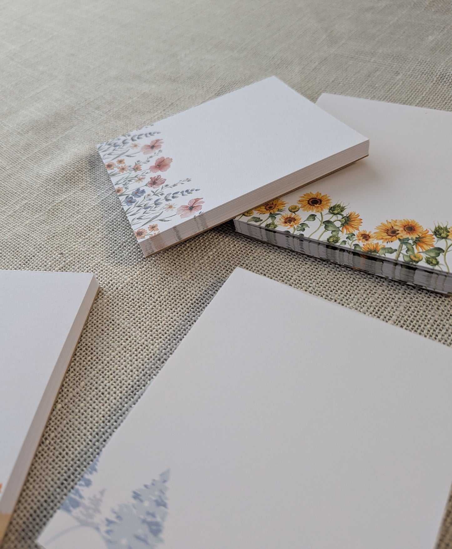 Liebevoll gestaltete Mini-Notizblöcke Jahreszeiten | 4er Set