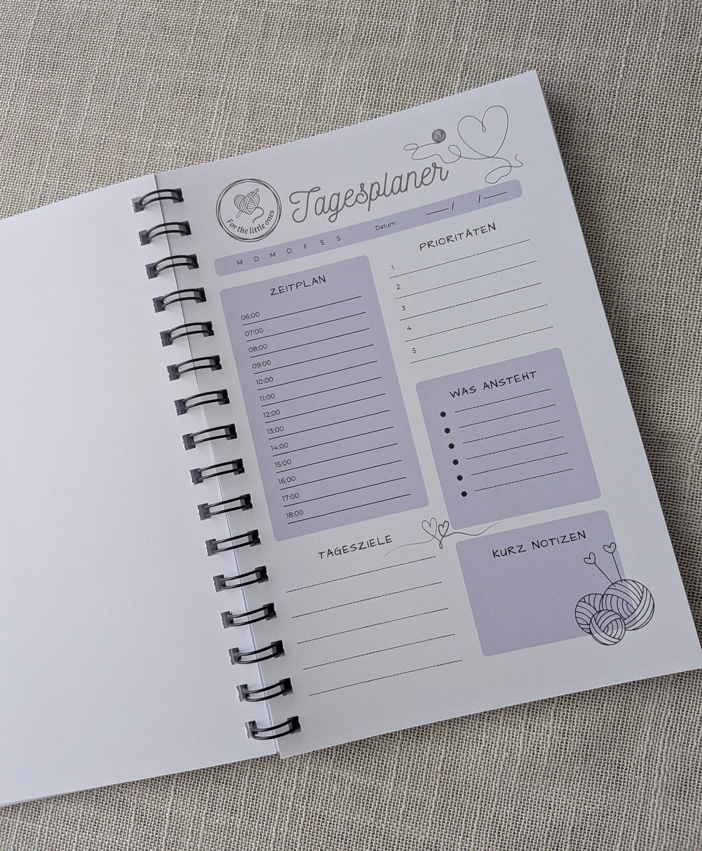 Planer-Set „Wollzeit“ – Organisiert & kreativ durch den Alltag