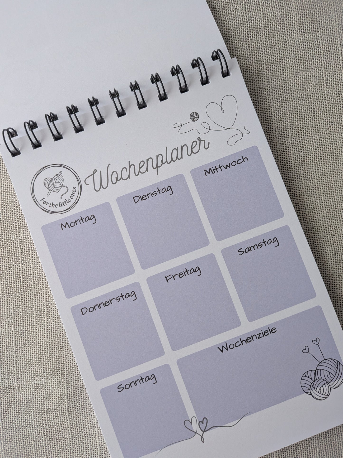 Planer-Set „Wollzeit“ – Organisiert & kreativ durch den Alltag