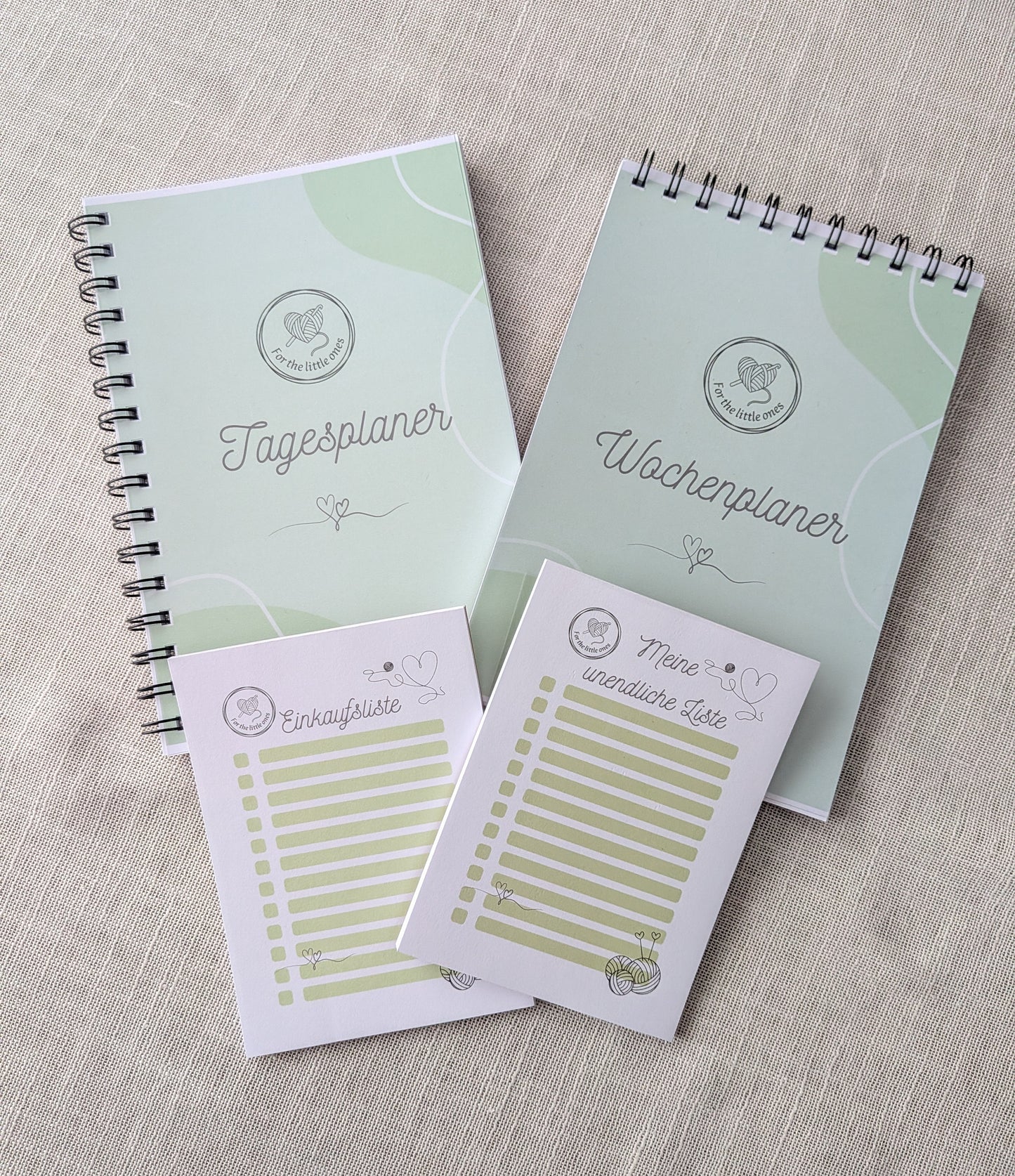 Planer-Set „Wollzeit“ – Organisiert & kreativ durch den Alltag