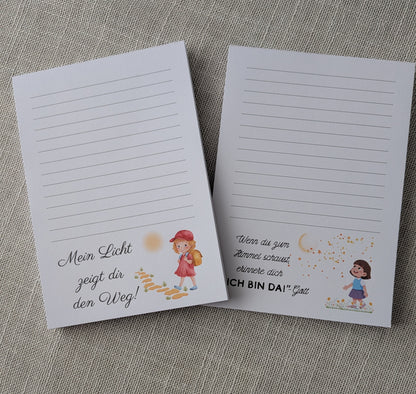 Christlicher Notizblock A6 für Mädchen – Ermutigende Zusprüche (Einzeln oder im Set)