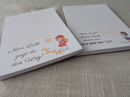 Christlicher Notizblock A6 für Mädchen – Ermutigende Zusprüche (Einzeln oder im Set)