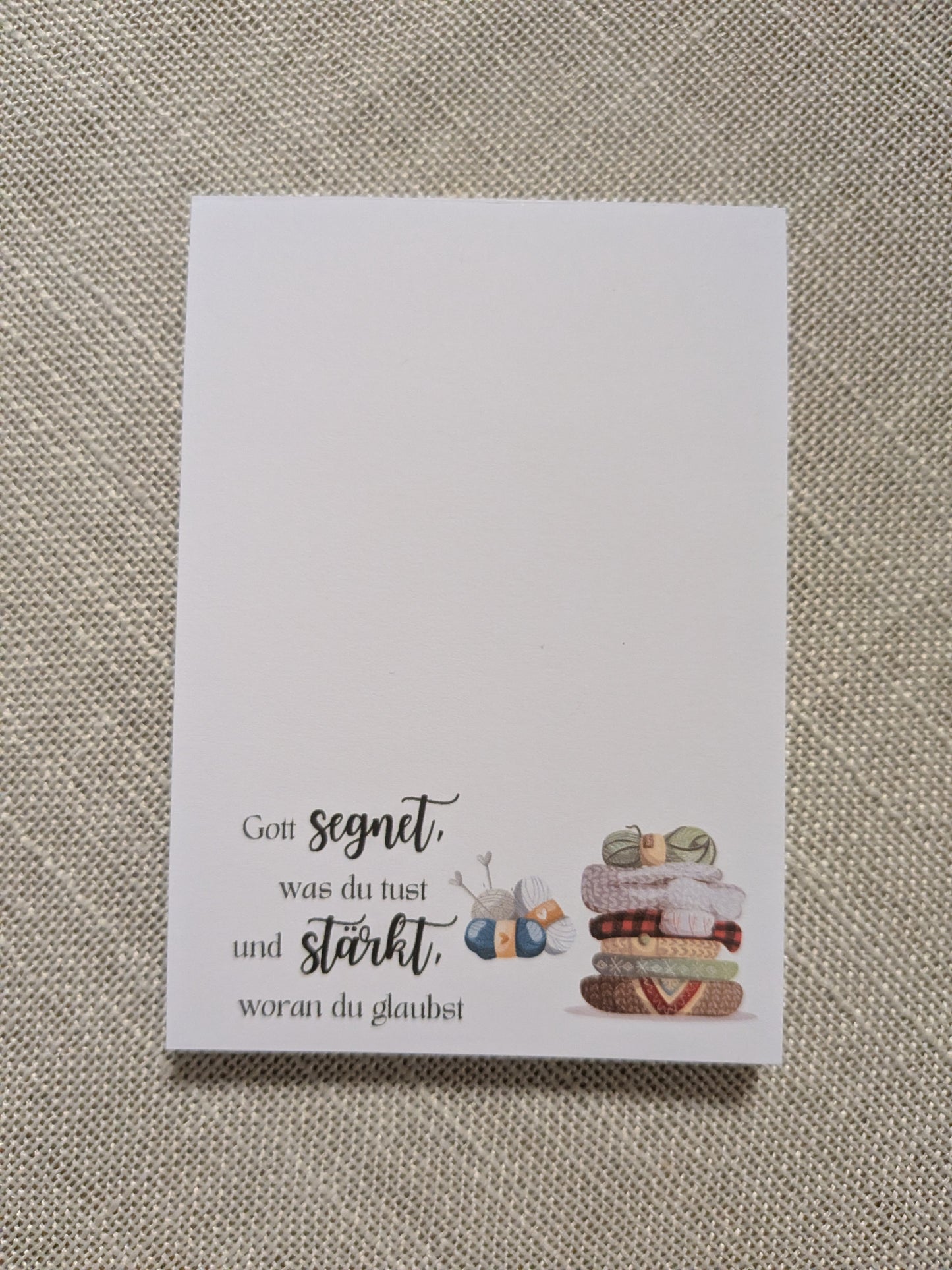 Notizblock-Set „Gott segnet, was du tust“ – A5 · A6 · A7