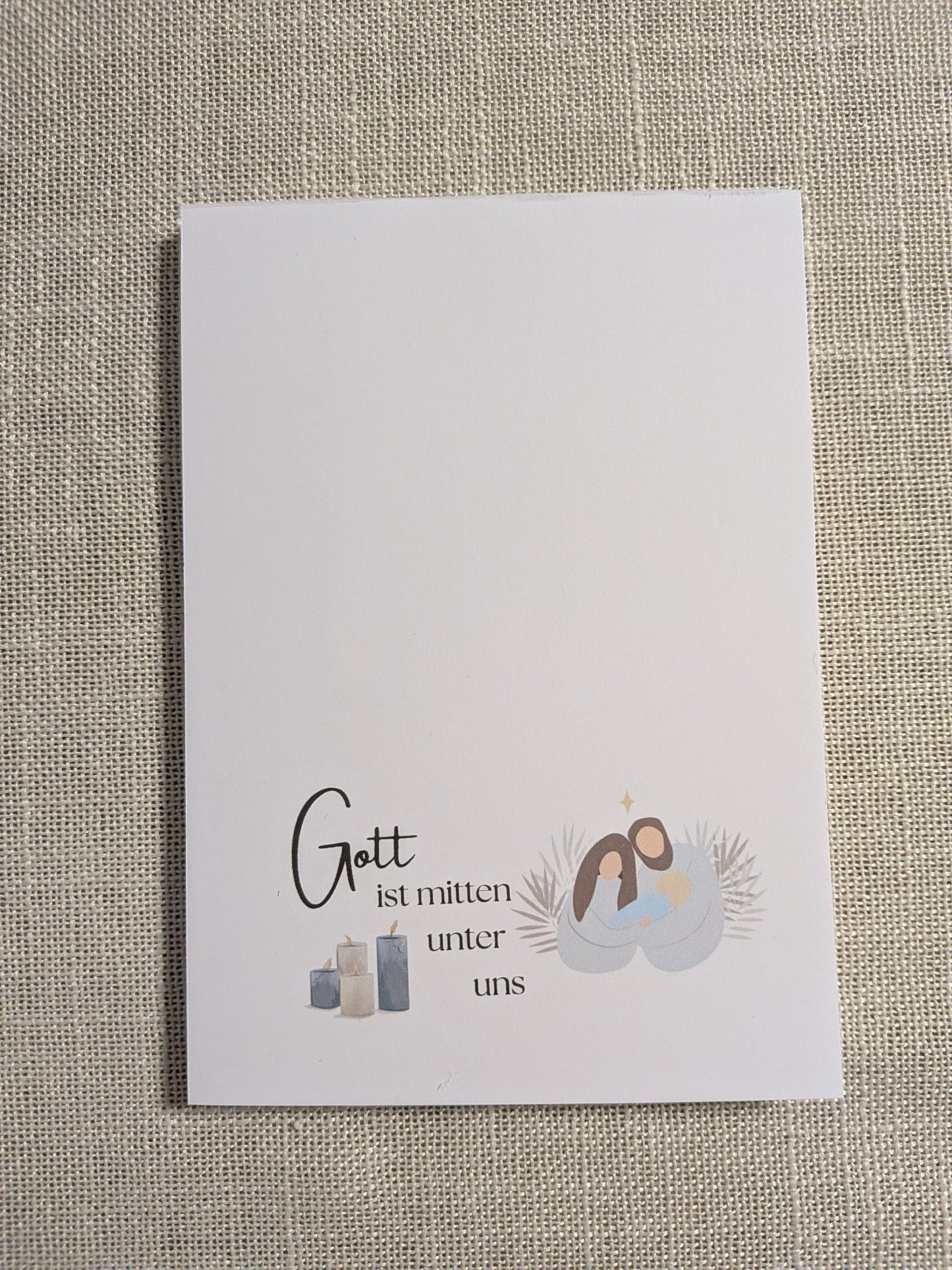 Notizblock-Set „Gott ist mitten unter uns“ – Weihnachtsedition (A5 · A6 · A7)