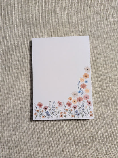 Blumen Notizblock Set – Florales 3er-Set (A5 · A6 · Mini)