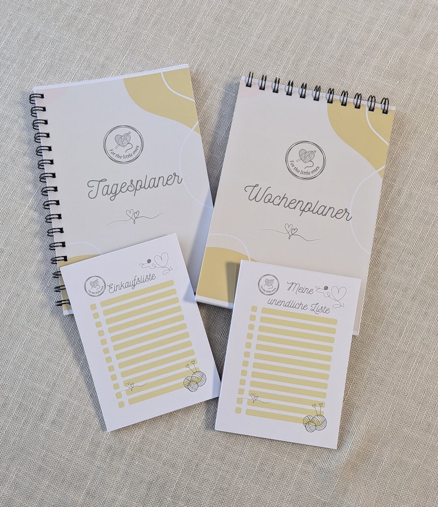 Planer-Set „Wollzeit“ – Organisiert & kreativ durch den Alltag