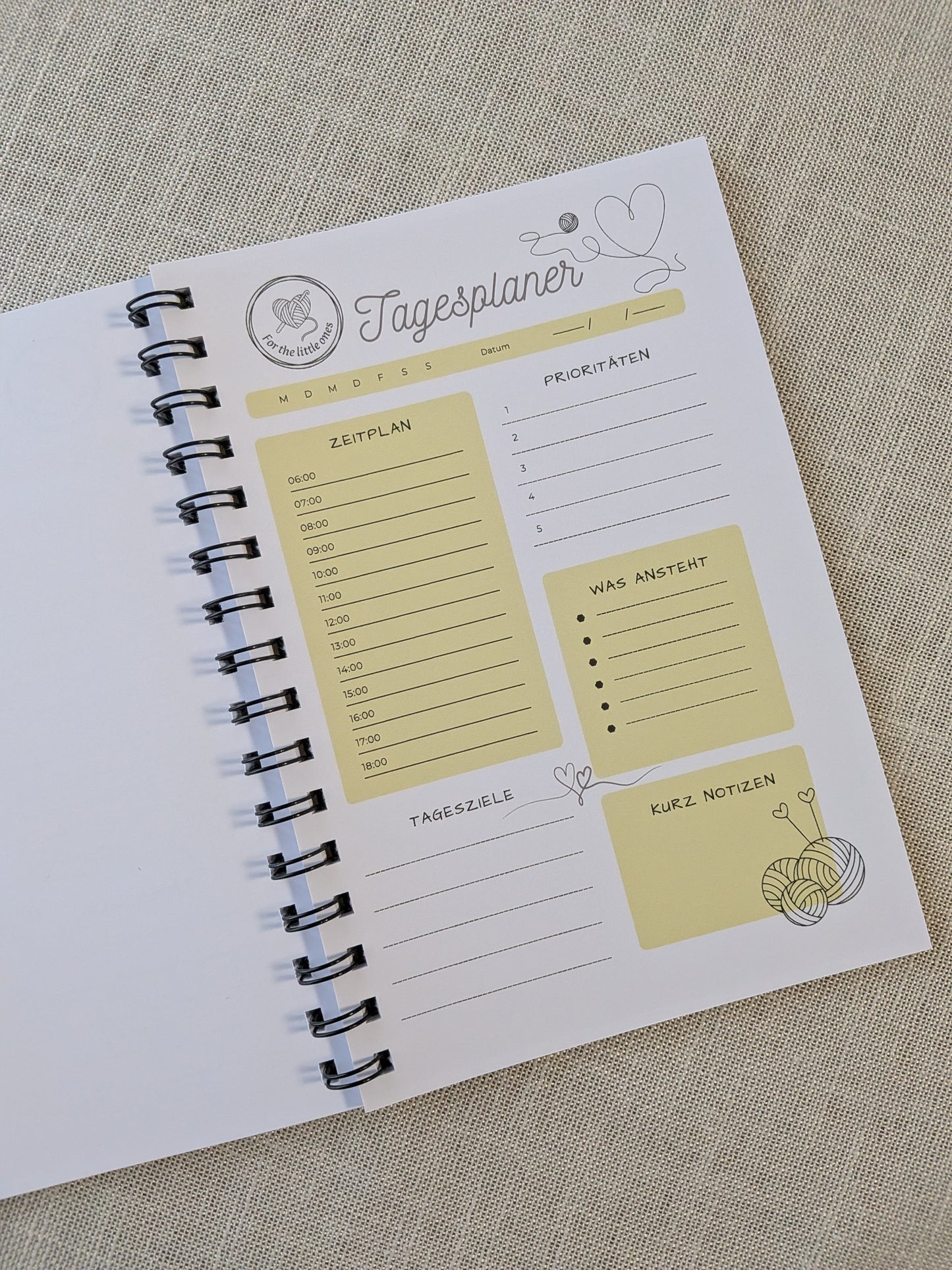 Planer-Set „Wollzeit“ – Organisiert & kreativ durch den Alltag