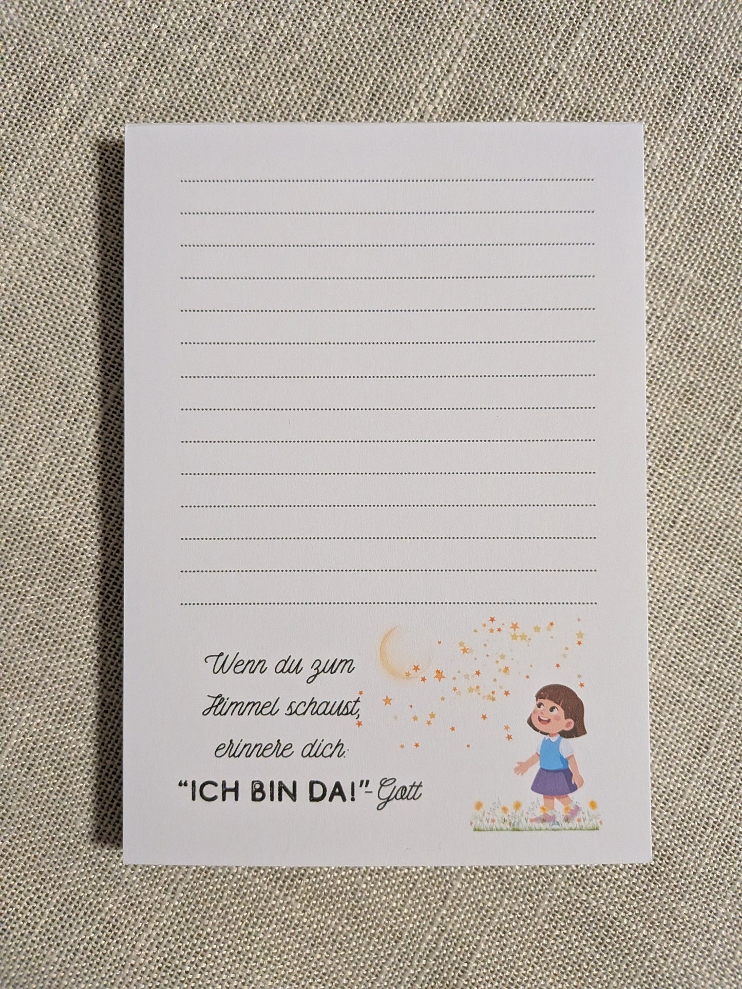 Christlicher Notizblock A6 für Mädchen – Ermutigende Zusprüche (Einzeln oder im Set)