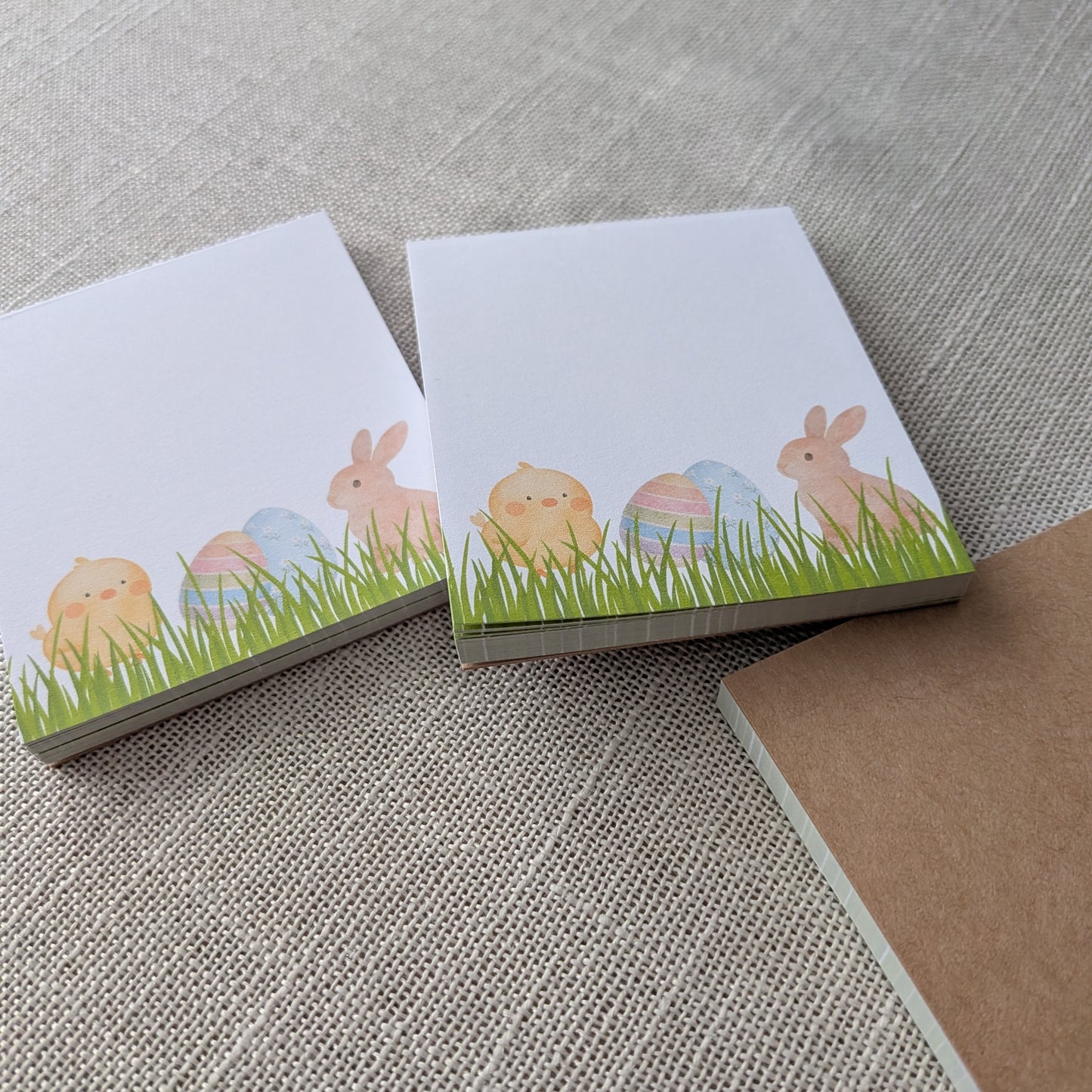 Liebevoll gestaltete Mini-Notizblöcke "kleine Osterfreunde"  | 3er Set