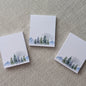 Liebevoll gestaltete Mini-Notizblöcke "Schwarzwaldstille" | 3er Set