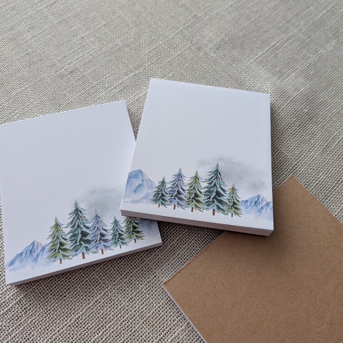 Liebevoll gestaltete Mini-Notizblöcke "Schwarzwaldstille" | 3er Set