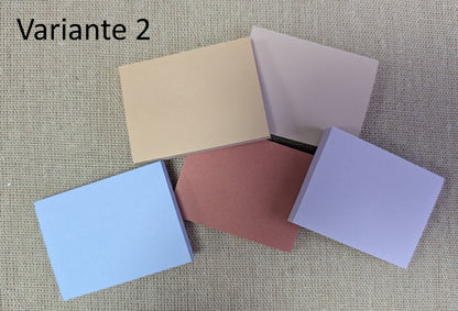 Mini Haftnotizen – 5er Set | Pastell Farben | Kleine Sticky Notes für Planer & Alltag