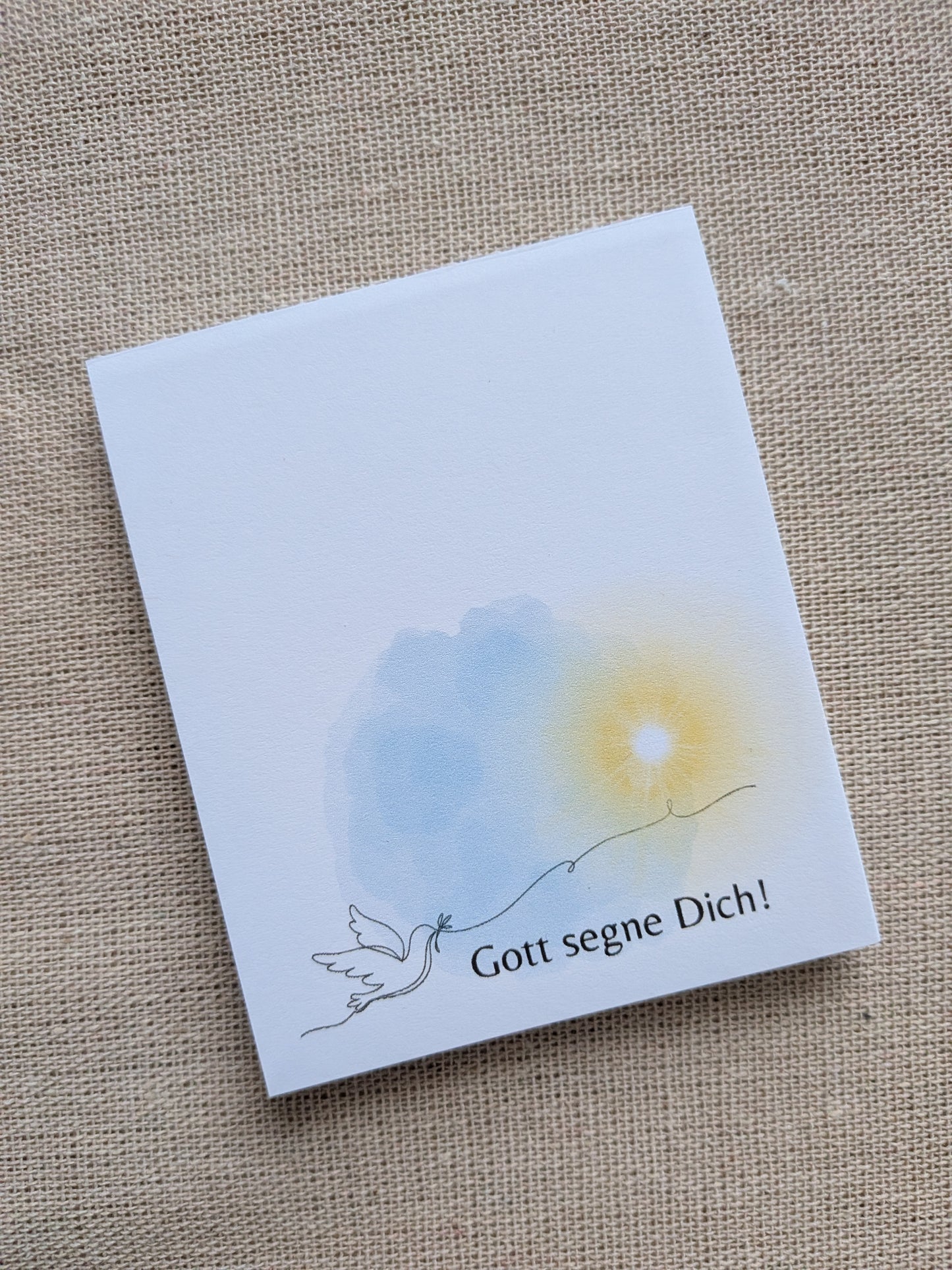 Christliche Mini Notizblöcke Set – Segenssprüche – kleines christliches Geschenk – Gott segne dich – Papeterie