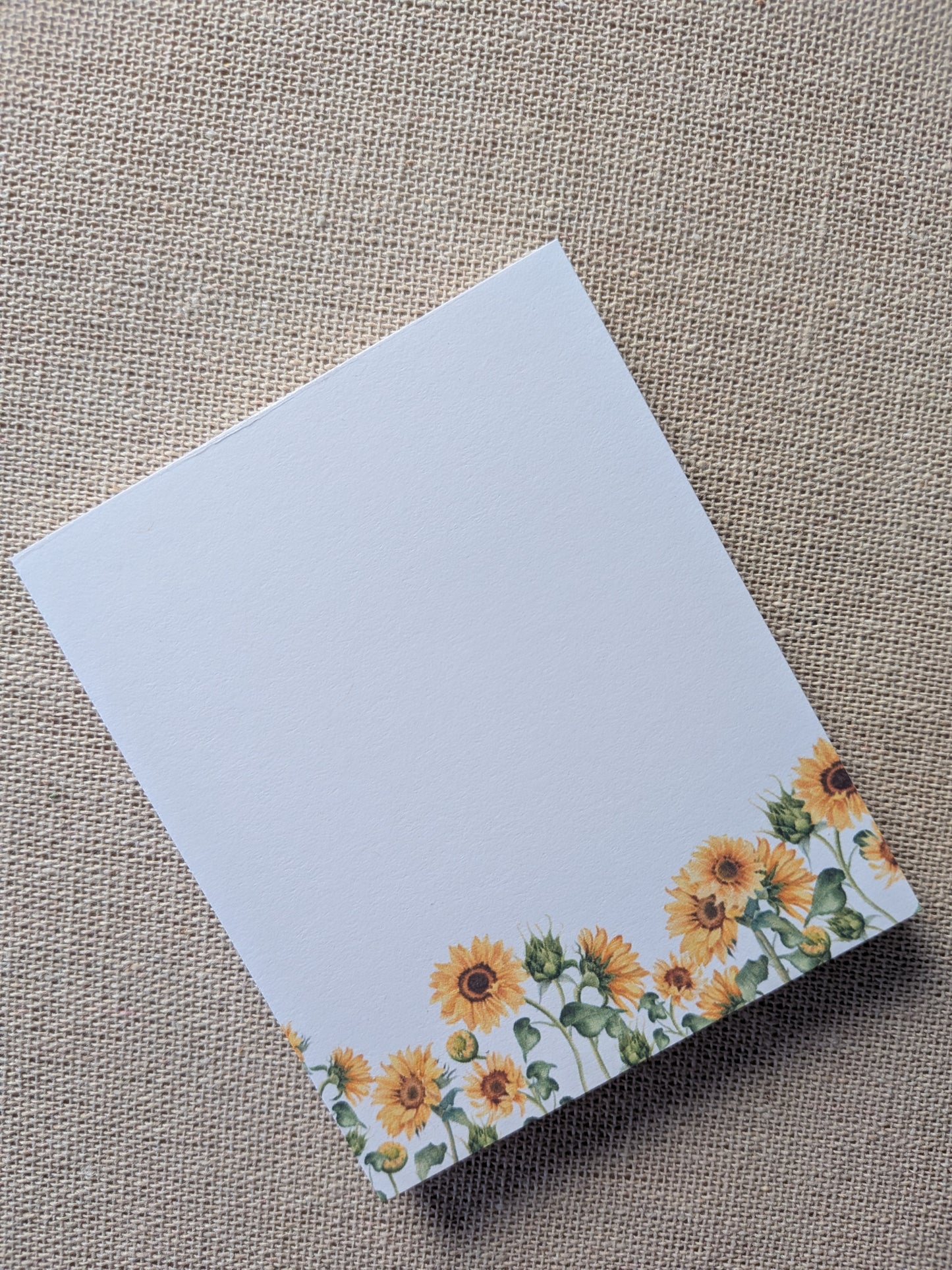 Liebevoll gestaltete Mini-Notizblöcke wilde Sonnenblumen | 3er Set