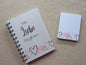 Notizblock-Set „Mit Liebe begleitet"