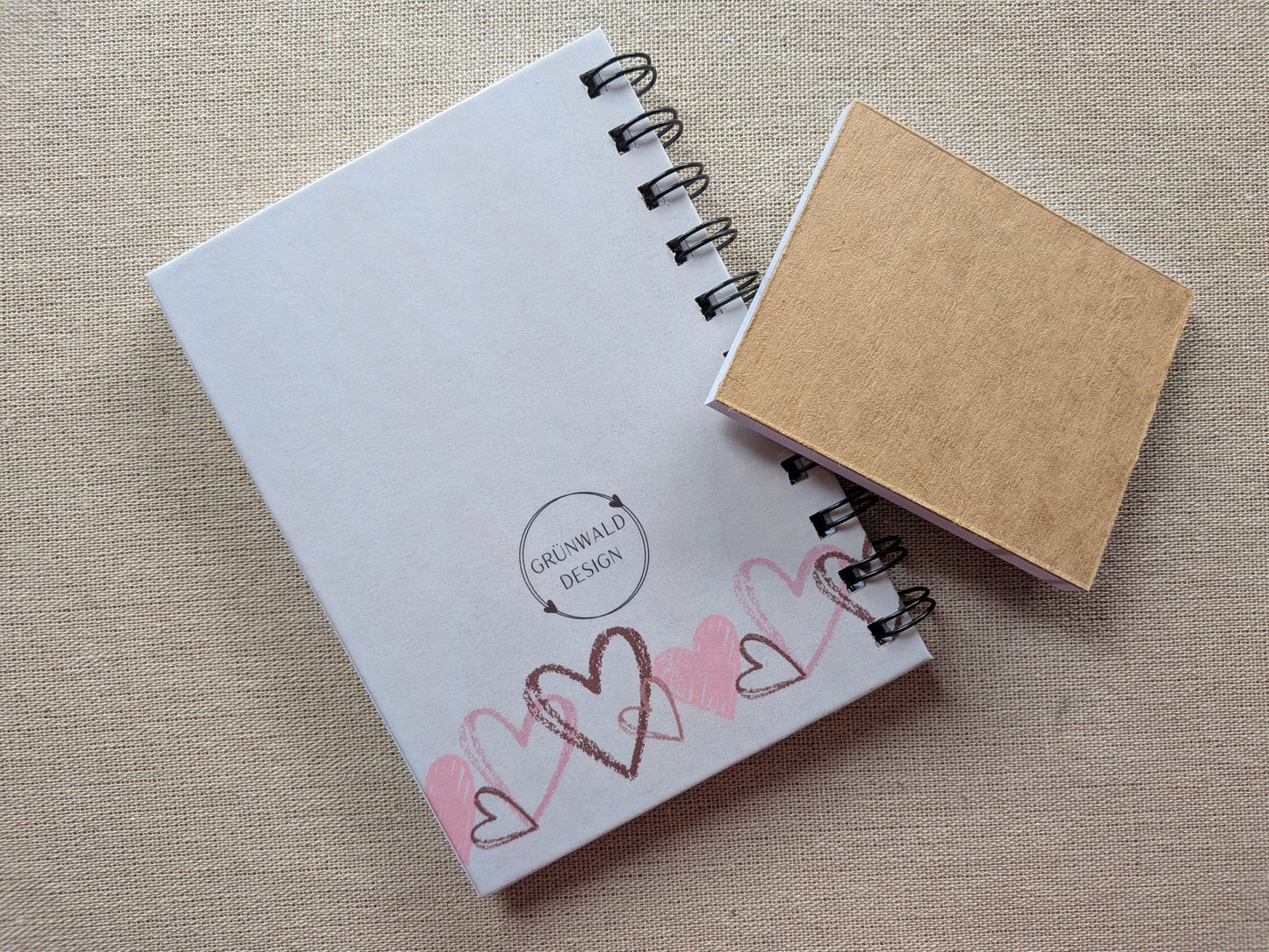 Notizblock-Set „Mit Liebe begleitet"